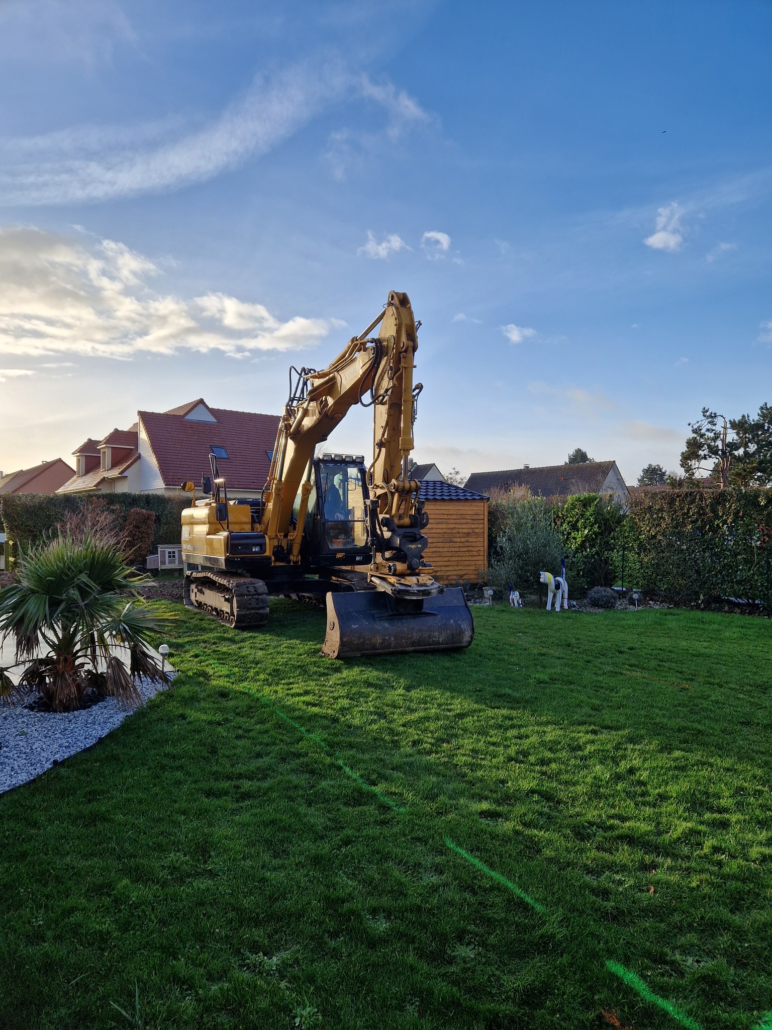 Excavación del terreno